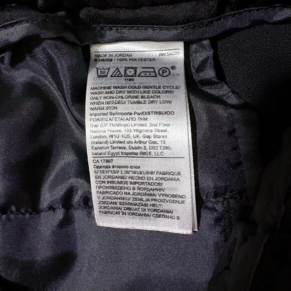 Banana Republic Pants Women Small Black Satin Cargo Jogger - Picture 5 of 7